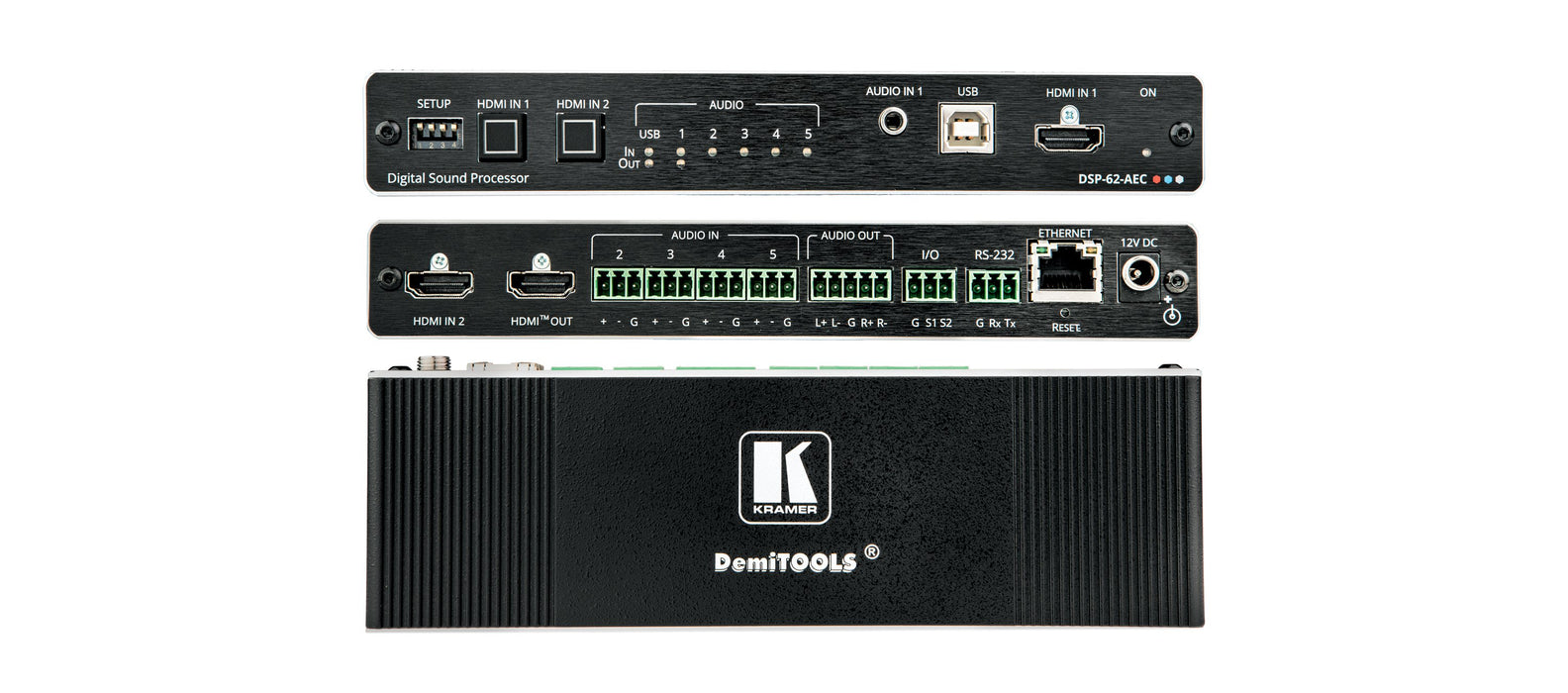 EAN 7291063090524 - Kramer Electronics DSP-62-AEC Matriz de conmutación AV imagen 1