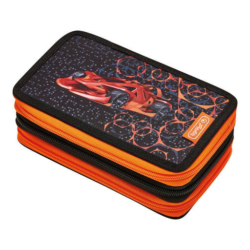 EAN 4008110287072 - Herlitz 50038794 caja de lápices Estuche suave Poliéster Negro, Naranja imagen 1