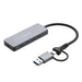 EAN 8052101435399 - Ewent EW1151 hub de interfaz USB Tipo C 10000 Mbit/s Gris imagen 1