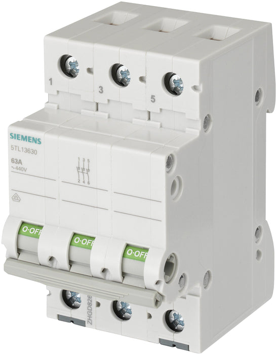 EAN 4001869468952 - Siemens 5TL1363-0 corta circuito 3P imagen 1
