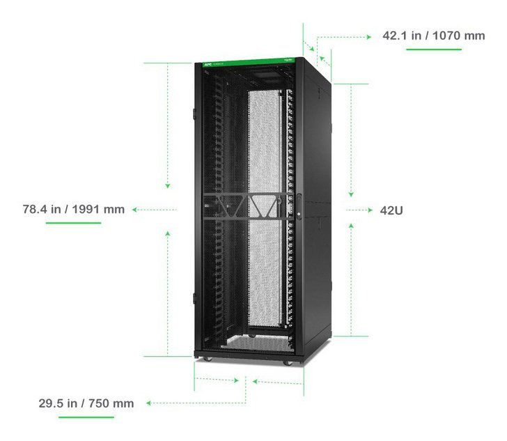 EAN 731304753209 - APC AR3140B2 armario rack 52U Blanco imagen 6