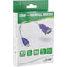 EAN 4043718014705 - InLine 33304 cambiador de género para cable USB Type-A DB-9 Azul, Transparente imagen 2