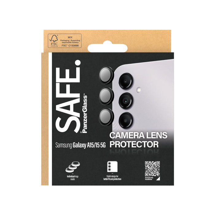 EAN 5711724956812 - PanzerGlass SAFE. by ® Camera Lens Protector Black Samsung Galaxy A15 | A15 5G Protector de pantalla 1 pi imagen 3