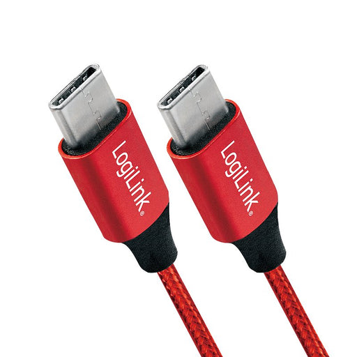 EAN 4052792052824 - LogiLink CU0155 cable USB USB 2.0 0,3 m USB C Negro, Rojo imagen 2