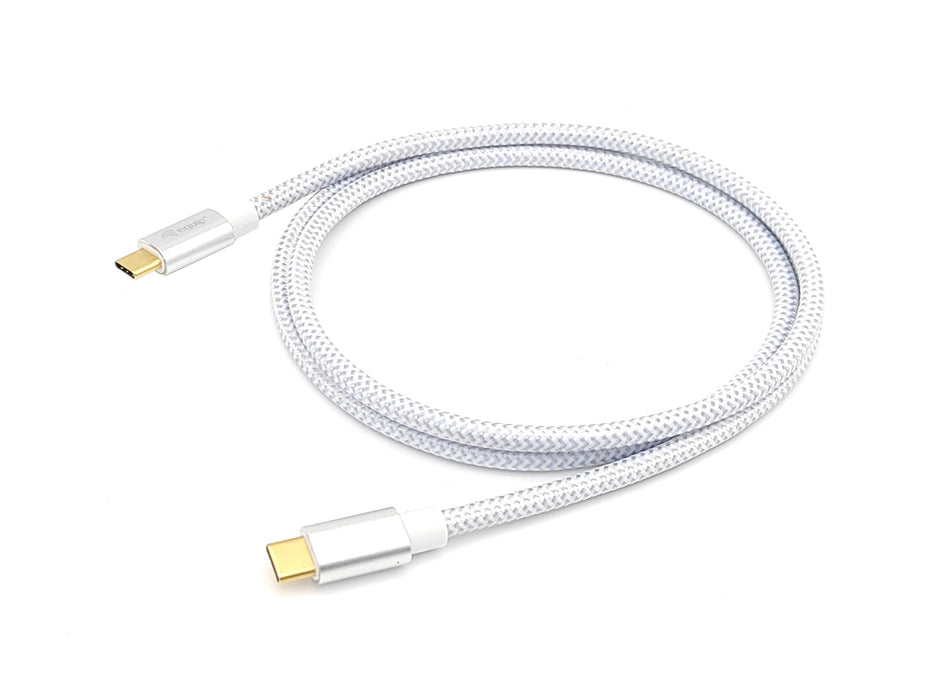 EAN 4015867226773 - Equip 128356 cable USB USB 3.2 Gen 2 (3.1 Gen 2) 1 m USB C Plata, Blanco imagen 1