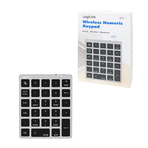 EAN 4052792074673 - LogiLink ID0212 teclado numérico Portátil/PC Bluetooth Gris imagen 2