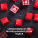 EAN 0196188737330 - HyperX Rubber Keycaps - Gaming Accessory Kit - Pink (US Layout) Tecla imagen 6