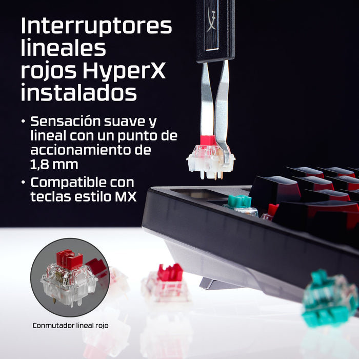 EAN 0198828944764 - HyperX Origins 2 1800 teclado Juego USB Negro imagen 7