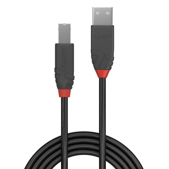 EAN 4002888366700 - Lindy 36670 cable USB USB 2.0 0,2 m USB A USB B Negro, Gris imagen 2
