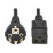 EAN 37332281234 - Eaton P050-2P5M-EU cable de transmisión Negro 2,5 m CEE7/7 IEC C19 imagen 1