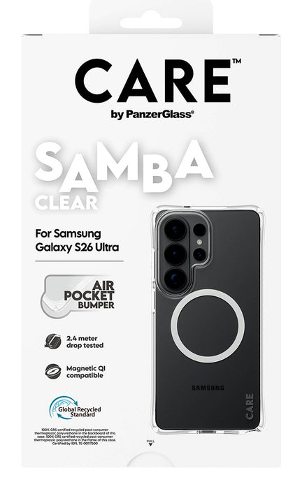 EAN 5715685034343 - PanzerGlass CARE™ by ® Samba Case Transparent w. White Qi Samsung Galaxy S26 Ultra funda para teléfono mó imagen 3