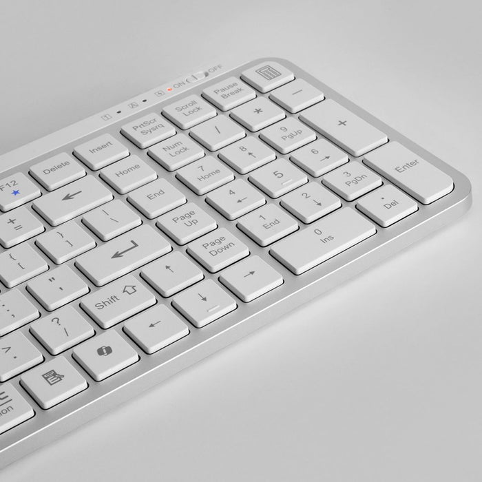 EAN 8435693113775 - Mars Gaming MK-SILENKEYS teclado Universal RF Wireless + Bluetooth QWERTY Español Blanco imagen 2