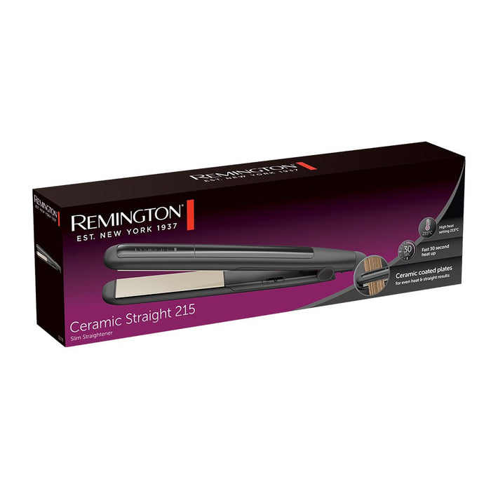 EAN 5038061152272 - Remington Ceramic Straight 215 Plancha de pelo Caliente Negro 1,8 m imagen 2