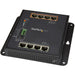 EAN 65030871112 - StarTech.com IES81GPOEW switch Gigabit Ethernet (10/100/1000) Energía sobre Ethernet (PoE) Negro imagen 1