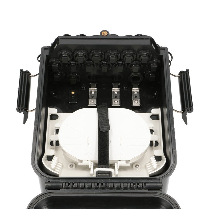 EAN 5903148917559 - Extralink JENNIFER 16 CORE FIBER OPTIC TERMINAL BOX BLACK WITH CONNECTOR imagen 8