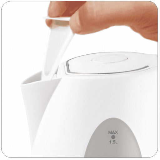 EAN 5608475016134 - Haeger EK-15W.026A tetera eléctrica 1,5 L 2200 W Blanco imagen 2