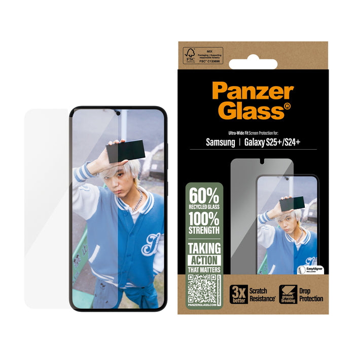 EAN 5715685017247 - PanzerGlass ® Screen Protector Samsung Galaxy S25+ | S24+ | Ultra-Wide Fit Protector de pantalla 1 pieza( imagen 2
