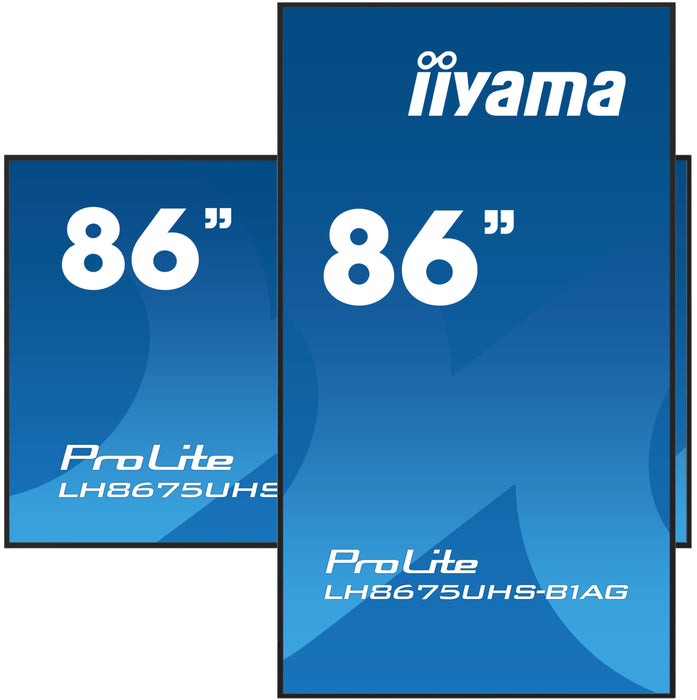 EAN 4948570123490 - iiyama LH8675UHS-B1AG pantalla de señalización Pantalla plana para señalización digital 2,17 m (85.6") LC imagen 5