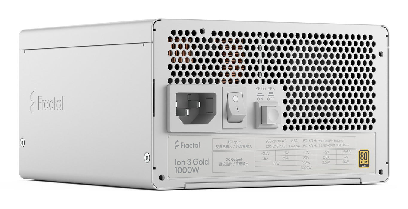 EAN 7340172710288 - Fractal Design Ion 3 Gold 1000W unidad de fuente de alimentación 24-pin ATX ATX Blanco imagen 18