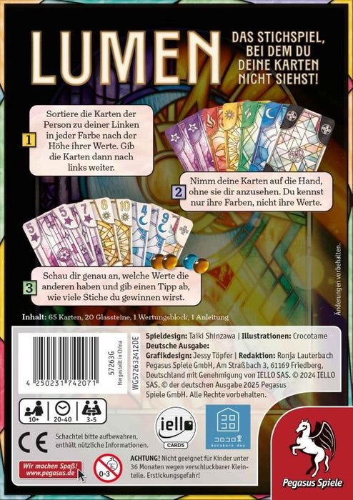 EAN 4250231742071 - Pegasus Spiele Lumen 40 min Juego de mesa Familia imagen 4