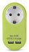 EAN 5999097985428 - Entac EPAG-1EE-2USB-L adaptador de enchufe eléctrico Tipo F Cal imagen 3
