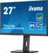 EAN 4948570124282 - iiyama ProLite XUB2763QSU-B1 pantalla para PC 68,6 cm (27") 2560 x 1440 Pixeles Quad HD LED Negro imagen 7