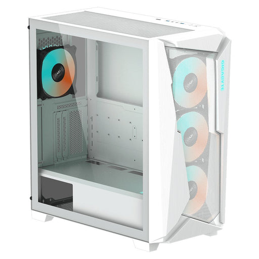 EAN 0810075655636 - GIGABYTE C301 GLASS WHITE carcasa de ordenador Midi Tower Blanco imagen 2