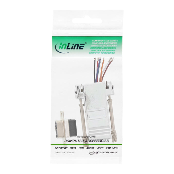 EAN 4043718092093 - InLine 68889L cambiador de género para cable Gris imagen 3
