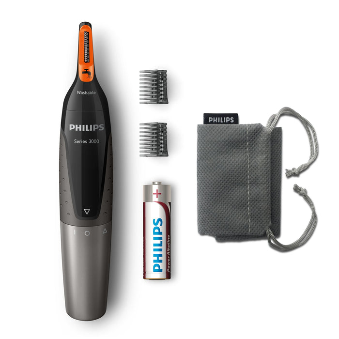 EAN 8710103731252 - Philips NOSETRIMMER Series 3000 NT3160/10 depiladora de precisión Negro, Gris imagen 1