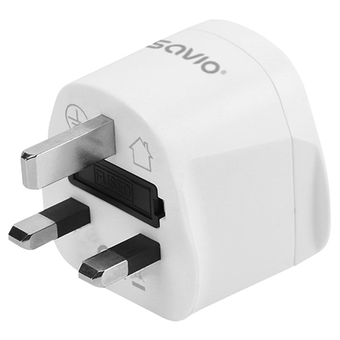 EAN 5905106070955 - Savio AP-05 adaptador e inversor de corriente Interior 2500 W Blanco imagen 3