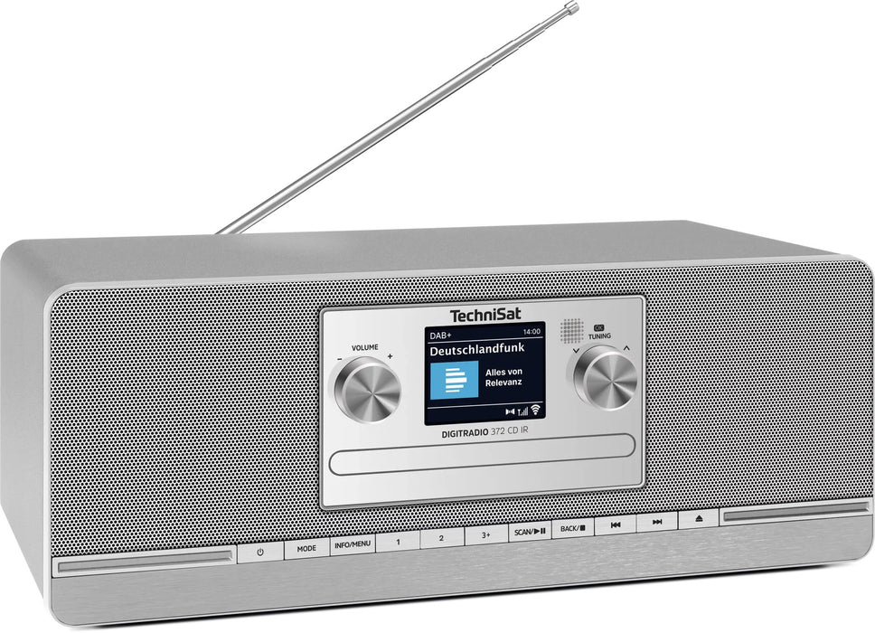 EAN 4019588510227 - TechniSat DIGITRADIO 372 CD IR Internet Analógico y digital Antracita, Plata imagen 5