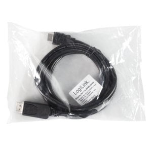 EAN 4052792044973 - LogiLink CV0064B adaptador de cable de vídeo 1 m HDMI tipo A (Estándar) DisplayPort imagen 4