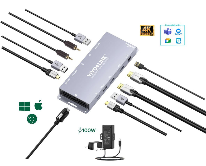 EAN 5715063070536 - Vivolink VLUSBCHUB3 Adaptador gráfico USB imagen 1