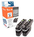 EAN 7640164826769 - Peach PI500-142 cartucho de tinta 2 pieza(s) Compatible Rendimiento estándar Negro imagen 1