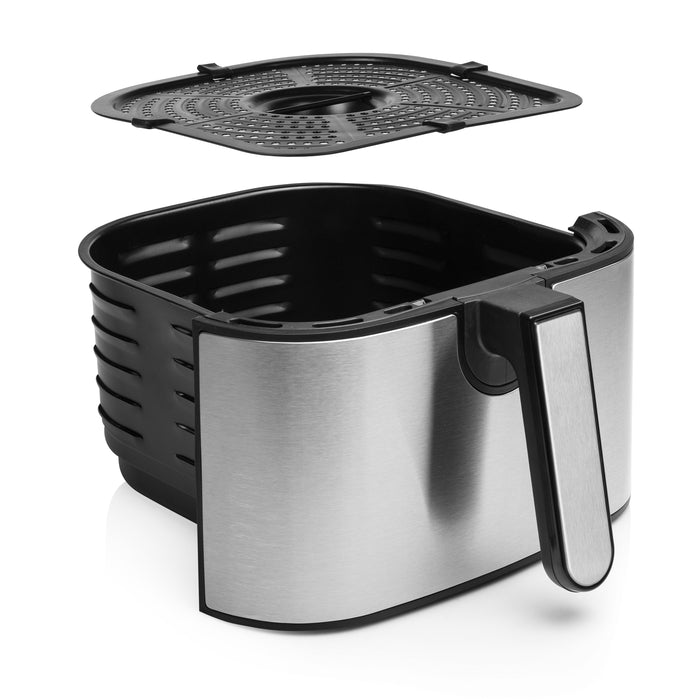 EAN 8713016091123 - Princess 182037 Sencillo 4,5 L Independiente 1500 W Freidora de aire caliente Plata imagen 10