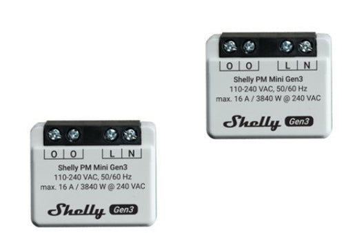 EAN 3800235261620 - Shelly PM Mini Gen3 Interruptor inteligente 1P Gris imagen 1