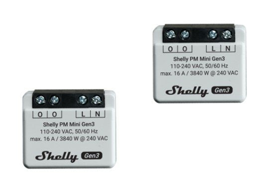 EAN 3800235261620 - Shelly PM Mini Gen3 Interruptor inteligente 1P Gris imagen 1