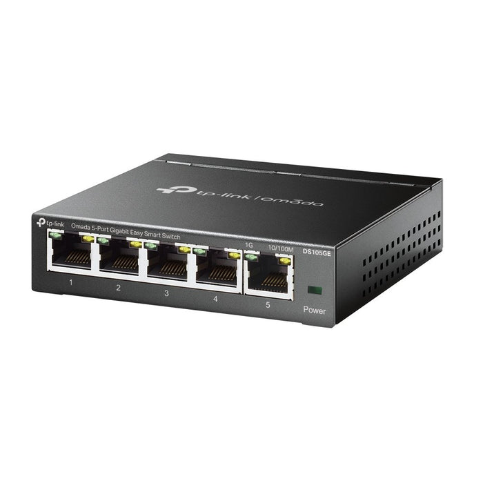 EAN 4895252506686 - TP-Link Omada DS105GE switch Gestionado L2 Gigabit Ethernet (10/100/1000) Negro imagen 2