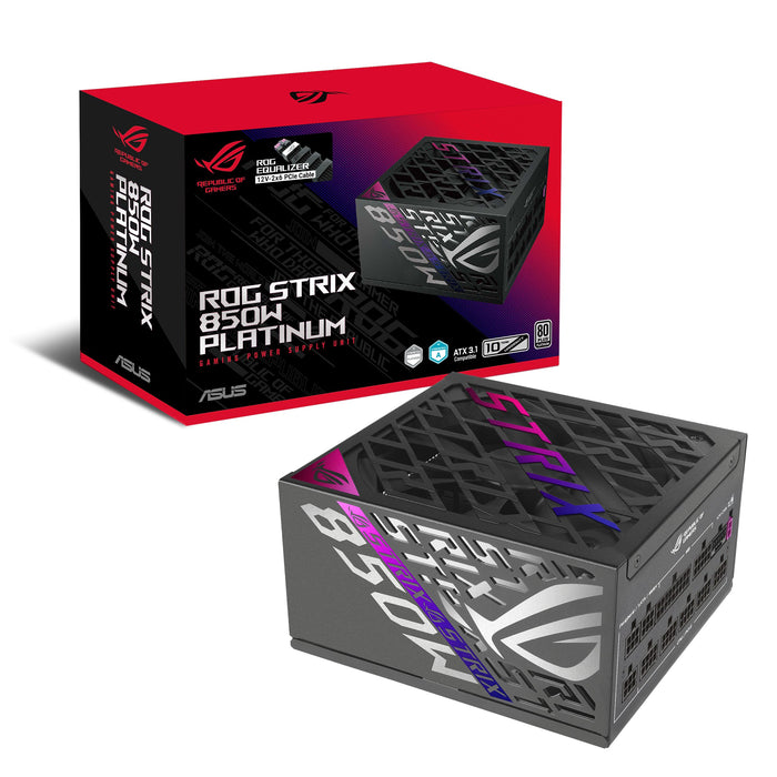 EAN 4711636451390 - ASUS ROG -STRIX-850P-GAMING-E unidad de fuente de alimentación 850 W 20+4 pin ATX ATX Negro imagen 15