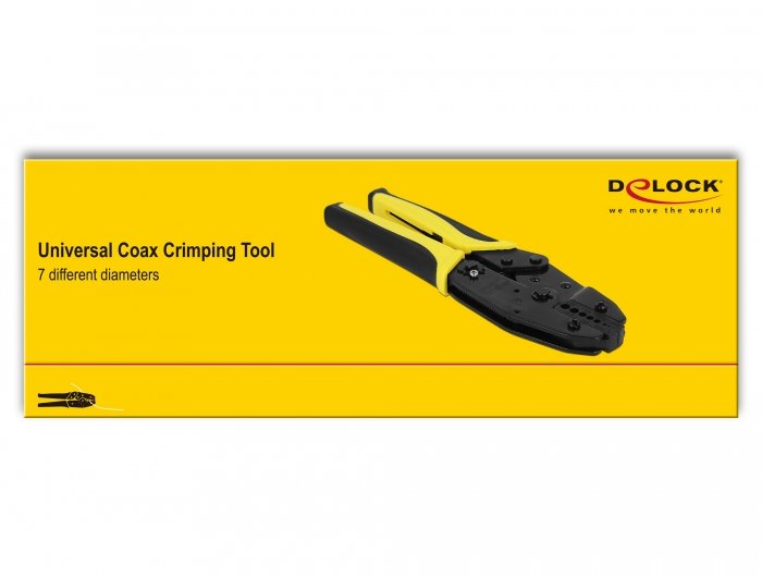 EAN 4043619902965 - DeLOCK 90296 crimpadora Herramienta para prensar Negro, Amarillo imagen 4