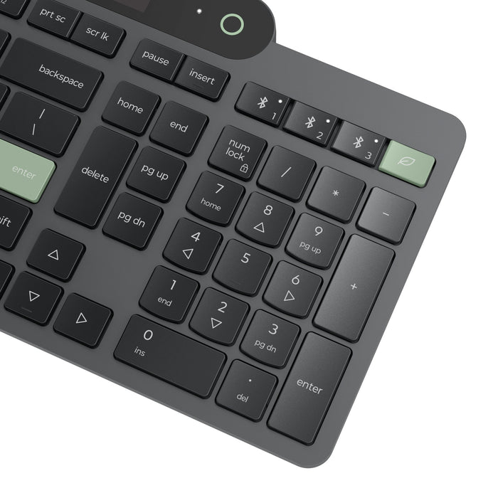 EAN 0195892118015 - Lenovo 4Y41R69490 teclado Hogar / Oficina Bluetooth Alemán Negro, Verde imagen 4