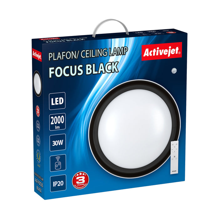EAN 5901443112679 - Activejet Plafon LED AJE-FOCUS Black + pilot iluminación de techo Bombilla(s) no reemplazable(s) 30 W G imagen 3