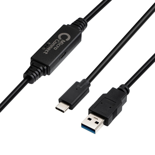 EAN 5704174889397 - Microconnect USB3.1CA5AMP cable USB USB 3.2 Gen 1 (3.1 Gen 1) 5 m USB C USB A Negro imagen 1