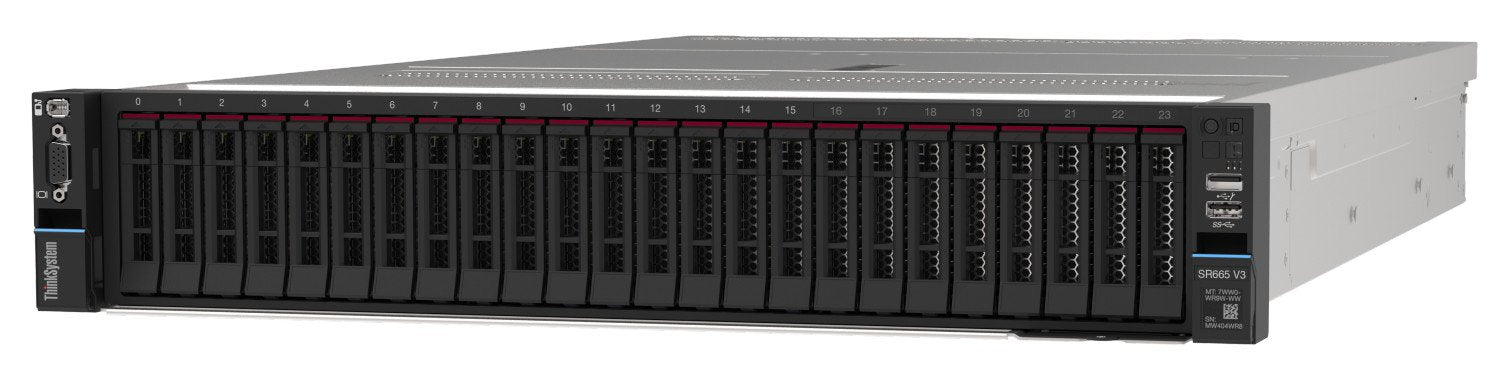 EAN 22107053000 - Lenovo ThinkSystem SR665 V3 servidor Bastidor (2U) AMD EPYC 9135 3,65 GHz 32 GB DDR5-SDRAM 750 W imagen 1