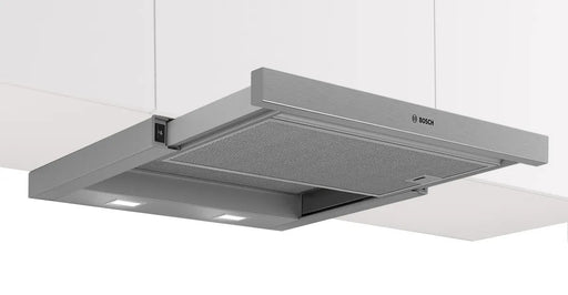 EAN 4242005538096 - Bosch Serie 2 DFM064W55 campana Semintegrada (extraíble) Metálico, Plata 394 m³/h imagen 1