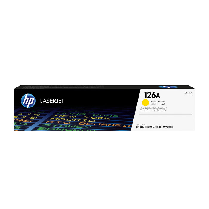 EAN 0884962161142 - HP 126A Yellow Original LaserJet Toner Cartridge cartucho de tóner 1 pieza(s) imagen 1