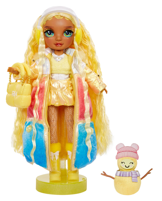 EAN 0035051120858 - Rainbow High Winter Wonderland Doll- Sunny (Yellow) imagen 1