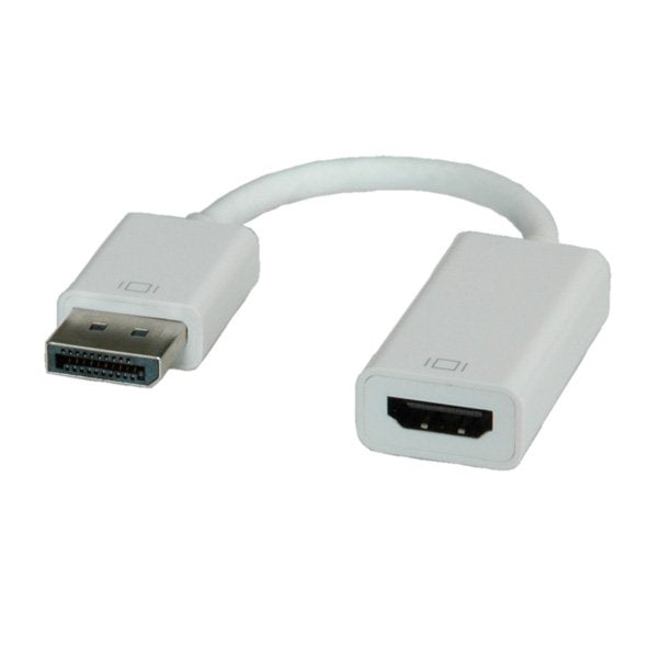 EAN 7611990121113 - ROLINE DisplayPort-HDMI Adapter 0,15 m HDMI tipo A (Estándar) Blanco imagen 1