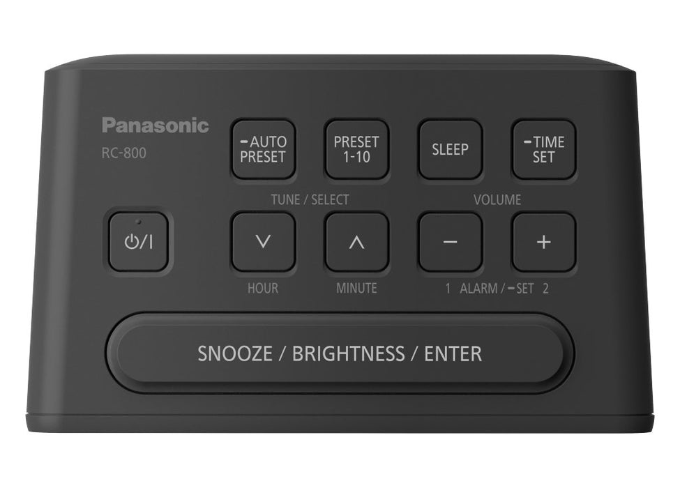 EAN 5025232935222 - Panasonic RC-800EG-K radio Reloj Negro imagen 4