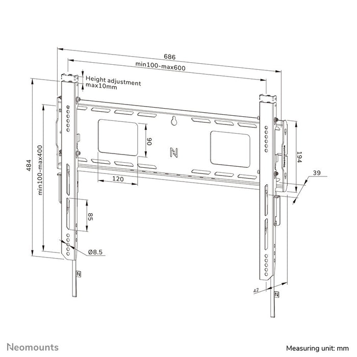 EAN 8717371443269 - Neomounts WL30-750BL16 soporte para TV 2,18 m (86") Negro imagen 19